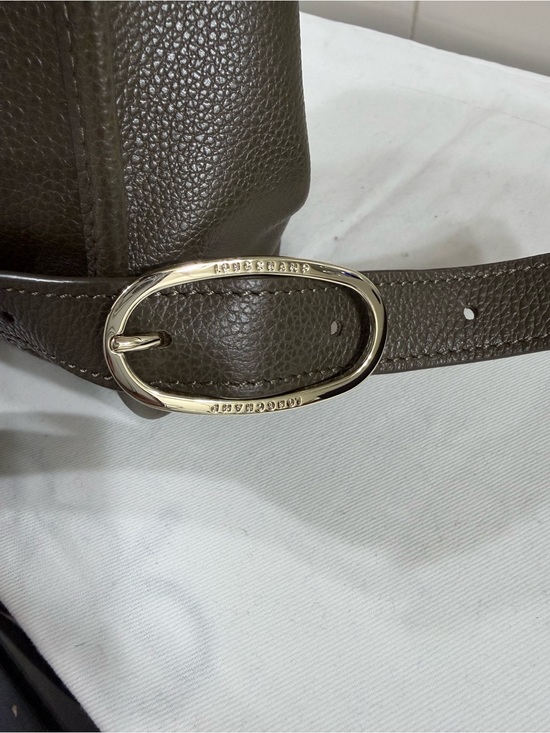LONGCHAMP Le Foulonne Medium Backpack Army Green Olive EUC main image 5